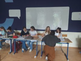 BD-Atelier der 7abc Französisch-Gruppe
