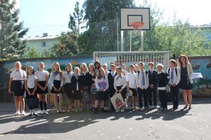Begrüßung der 1. Klassen
