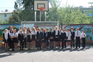 Begrüßung der 1. Klassen