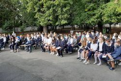 Schulanfangsgebet im Wäldchen