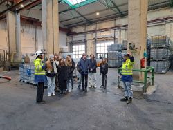 Lehrausgang der 4b zur Firma Olbrich AVR