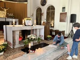 Gedenken an Papst Franziskus