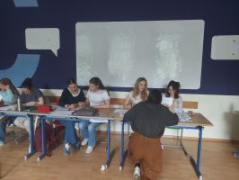 BD-Atelier der 7abc Französisch-Gruppe